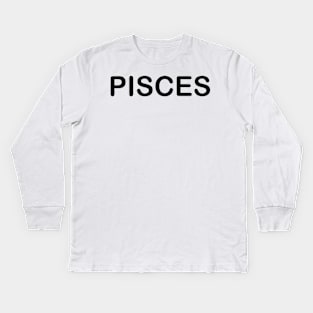 PISCES Kids Long Sleeve T-Shirt